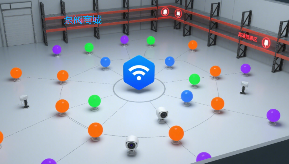 物联网驱动！泵阀商城解析仓库厂房大空间自动消防炮喷水灭火系统设计要点