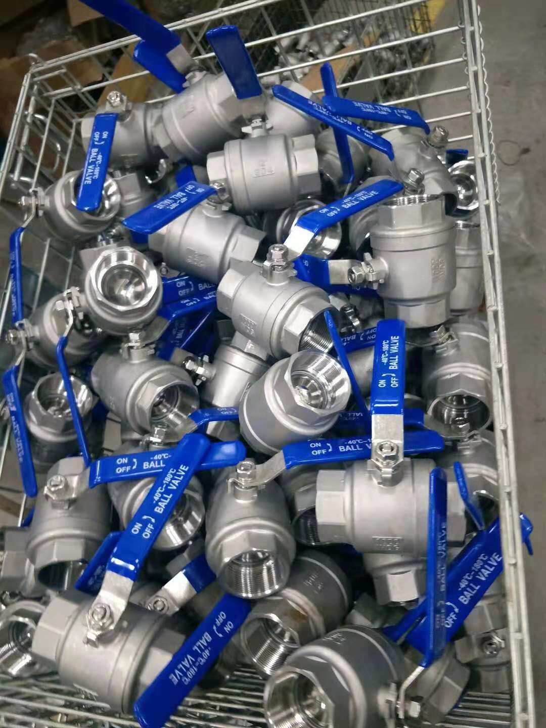 不锈钢二片式丝口球阀|丝扣球阀