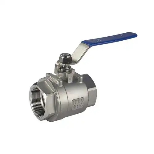 不锈钢二片式丝口球阀|丝扣球阀