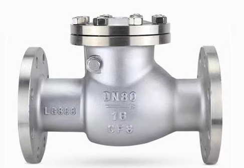 不锈钢法兰旋启式止回阀|H44H