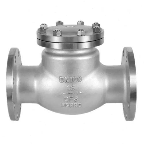 不锈钢法兰旋启式止回阀|H44H