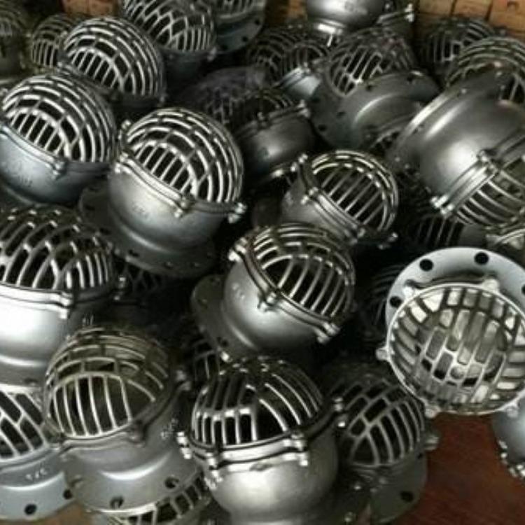 H42W不锈钢法兰底阀|泵口阀