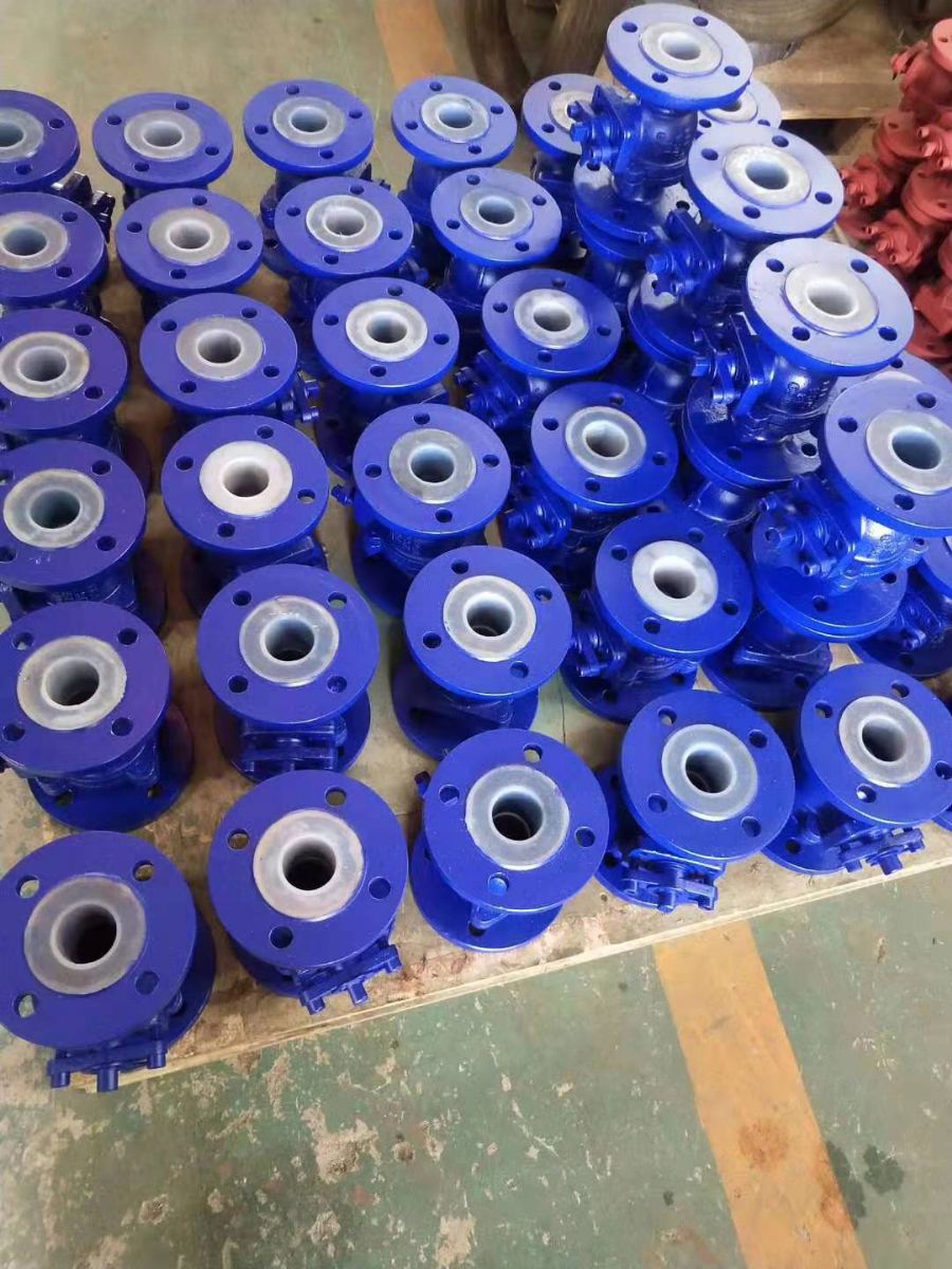 手动衬氟法兰球阀Q41F46 手动衬氟法兰球阀Q41F46