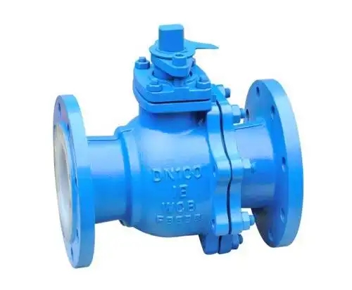 手动衬氟法兰球阀Q41F46