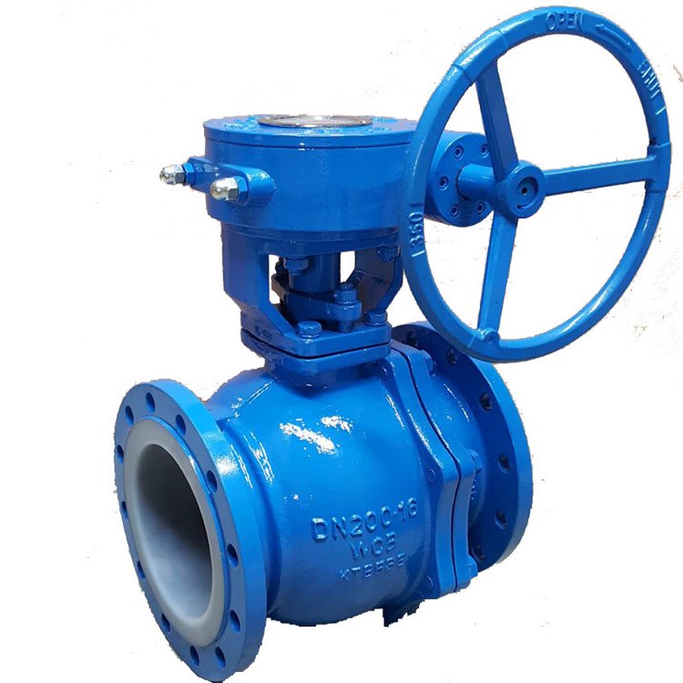 手动衬氟法兰球阀Q41F46